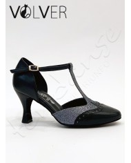 Scarpe da Ballo Donna Pelle Nera Brill Fucile Tacco 70P *OFFERTA*