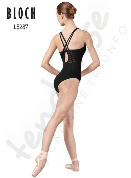 Body Danza Donna Bloch Con Spalline Doppie
