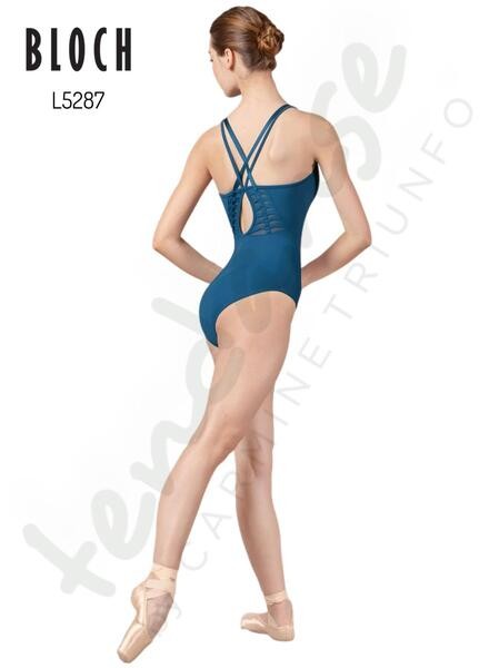 Body Danza Donna Bloch Con Spalline Doppie