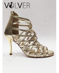 Scarpe da Ballo Metal Oro Tacco 90S ABS