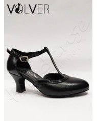 Scarpe da Ballo Donna Pelle Nera Vernice Nera 50R *OFFERTA*