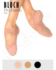 Scarpe da Mezza Punta Bloch Pro Elastic Tela C Suola Spezzata