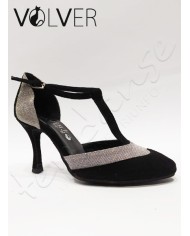 Scarpe da Ballo Camoscio Nero Galassia Cotton Tacco 90B *OFFERTA*