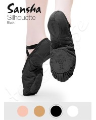 Scarpe da Mezza Punta Sansha Silhouette Tela Pianta W