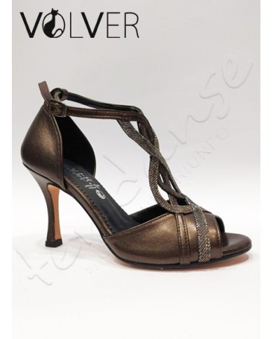 Scarpe da Ballo Metal Fucile Galassia Cotton Suola Cuoio Tacco 90B