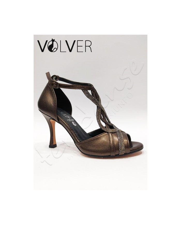 Scarpe da Ballo Metal Fucile Galassia Cotton Suola Cuoio Tacco 90B