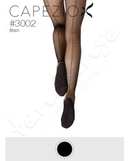 Calze a Rete con Strass Capezio Black/Nero