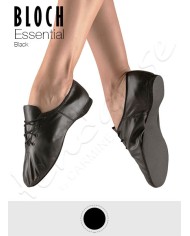 Scarpe da Jazz Bloch Essential Pelle Suola Intera in Gomma  BAMBINO