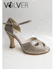 Scarpe da Ballo Polvere Beige Tacco 90B Suola Cuoio *OFFERTA*