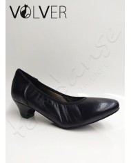 Scarpe da Ballo Donna Pelle Nera Suola Camoscio Tacco 30 *OFFERTA*