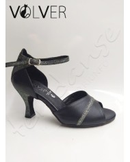 Scarpe da Ballo Donna Lame' Argento Brill Multi Camoscio Tacco 70P