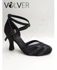 Scarpe da Ballo Donna Brill Nero Suola Camoscio Tacco 70R