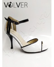 Scarpe da Ballo Verice Bianca Nera Tacco 90S ABS *OFFERTA*