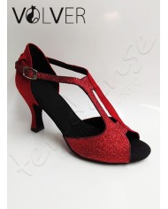 Scarpe da Ballo Donna Camoscio Rosso Brill Rosso Camoscio Tacco 70P